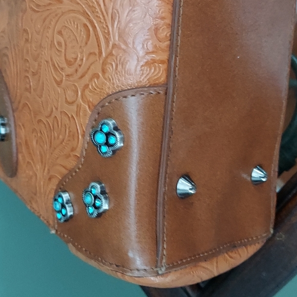Western Tooled Handbag - Picture 13 of 13
